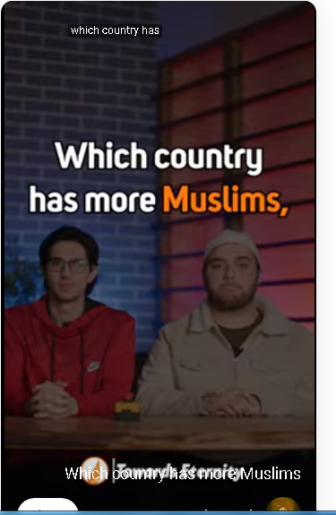 Which country has more Muslims?